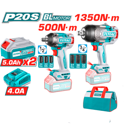 PISTOLA DE IMPACTO DE 3/4 1350NM + 1/2 500NM TOTAL1