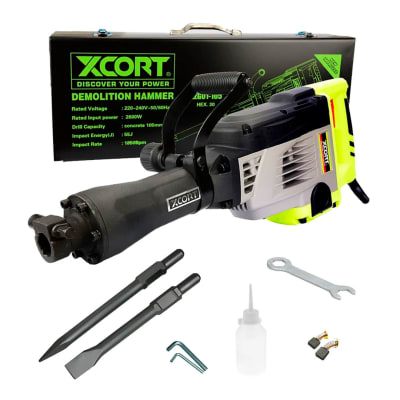 Martillo Demoledor Hexagonal 2600W 30mm 55 Joules XCORT XZG01-1051