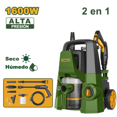 HIDROLVADORA Y ASPIRADORA  2 EN 1 1600W 1885PSI 5.2L/MIN1