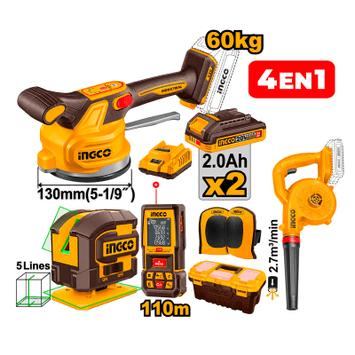 KIT COMBINADO 4PCS BRUSHLESS INGCO1