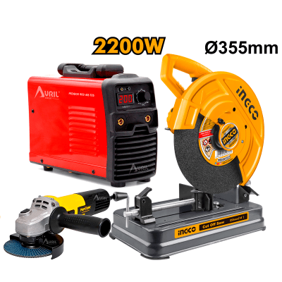 SOLDADORA 200AH BAGGIO, TRONZADORA, AMOLADORA1