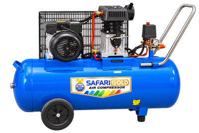 COMPRESORA DE FAJA 100L 3.0HP 220V 8BAR 6.3CFM – AZUL1