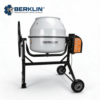 MEZCLADORA DE CONCRETO DE 210L 1.4HP BERKLIN1