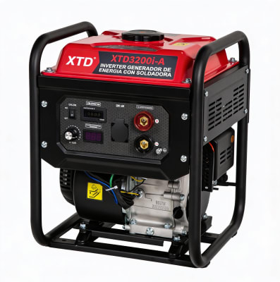Motosoldador 180 Amperios + Generador 1800W XTD1