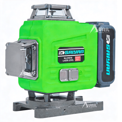 Nivel laser 16 lineas verdes autonivelante con base giratoria saiyan / nllvhd161