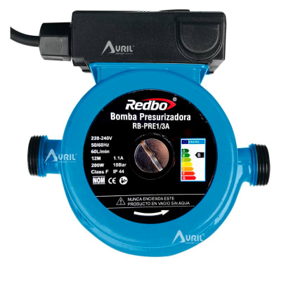 BOMBA DE AGUA PRESURIZADORA REDBO 4 PUNTOS 200W RB-PRE1/3A1