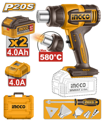 PISTOLA DE CALOR A BATERIA 20V1