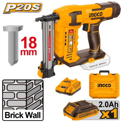 CLAVADORA A BATERIA 20V  MADERA Y CONCRETO1