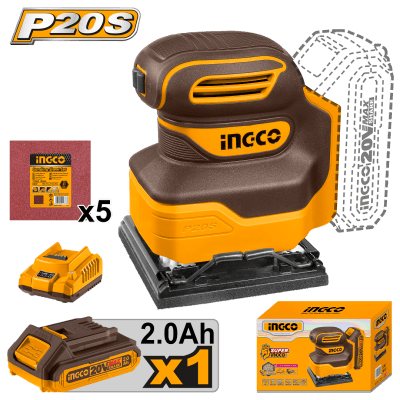 LIJADORA ORBITAL A BATERIA 20V1