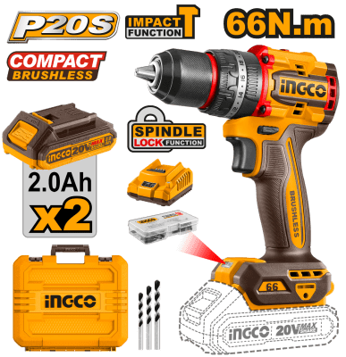 TALADRO CON PERCUTOR  66N.M. - CDLI206681