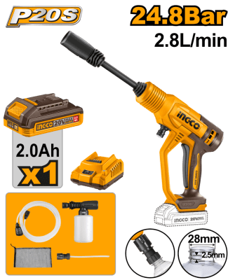 HIDROLAVADORA A BATERÍA 20V1