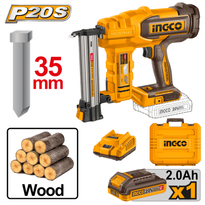 CLAVADORA A BATERÍA P20S 20V 35MM1