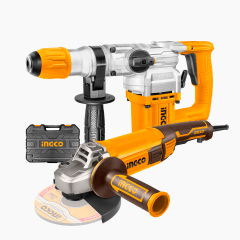 ROTOMARTILLO 5KG + AMOLADORA 9