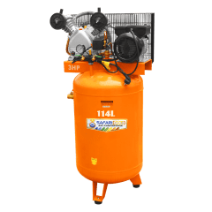 COMPRESORA VERTICAL 114L 3.0HP 220V 11CFM – NARANJA