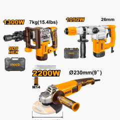 ROTOMARTIILO 5KG, DEMOLEDOR 7KG, AMOLADORA 9