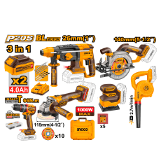 SUPER KIT DE 6 EN 1 20V INGCO