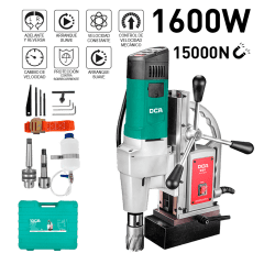 TALADRO MAGNETICO 1600W 23/50MM 15000N MT3 TRIPLE FUNCIÓN DCA