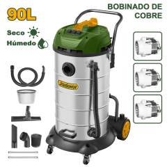 ASPIRADORA 90L 2X1200W INDUSTRIAL JADEVER