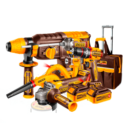 SUPER KIT 6 EN 1 INDUSTRIAL 20V INGCO