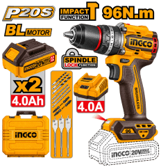 TALADRO CON PERCUTOR 96N.M. BRUSHLESS