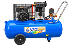 COMPRESORA DE FAJA 100L 3.0HP 220V 8BAR 6.3CFM – AZUL