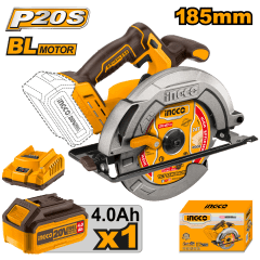 SIERRA CIRCULAR A BATERIA 20V 185MM 7 1/4 + BAT 4AH + CARG CSLI18511