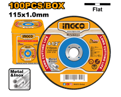 Disco de Corte metal 4 1/2 100 uniades ingco