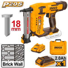 CLAVADORA A BATERIA 20V  MADERA Y CONCRETO