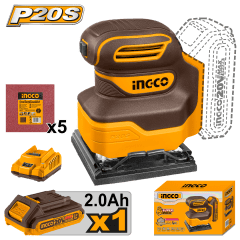 LIJADORA ORBITAL A BATERIA 20V