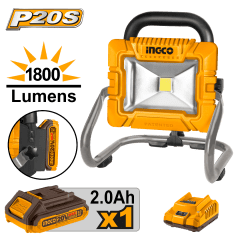 REFLECTOR LED A BATERIA 20V P20S