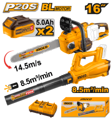 COMBO MOTOSIERRA A BATERIA 20V 16