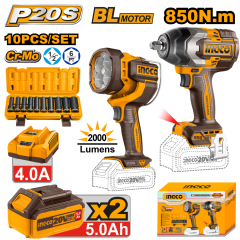 Pistola de impacto 850Nm + Linterna + dados - COSLI241181