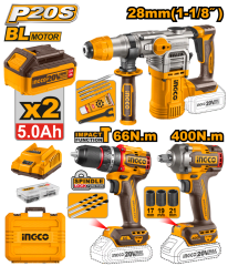 ROTOMARTILLO + LLAVE DE IMPACTO + TALADRO ATORNILLADOR C/PERCUTOR