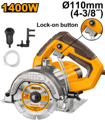 SIERRA CORTADORA CERAMICA ELECTRICA 1400W 13000RPM 110MM INGCO