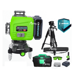 Nivel laser 16 lineas verdes autonivelante con base giratoria saiyan / nllvhd16