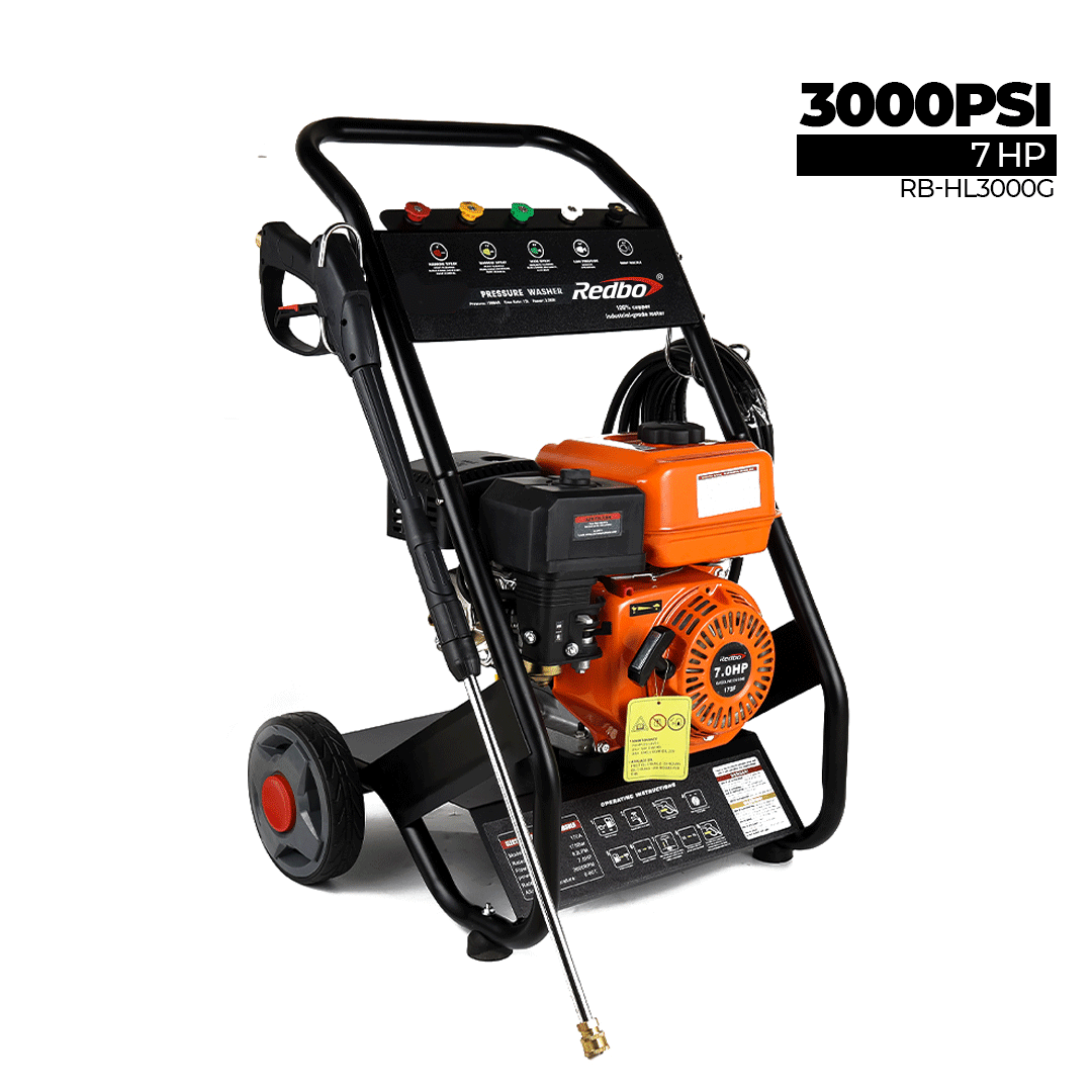 Hidrolavadora a Gasolina 3000psi - Redbo 0
