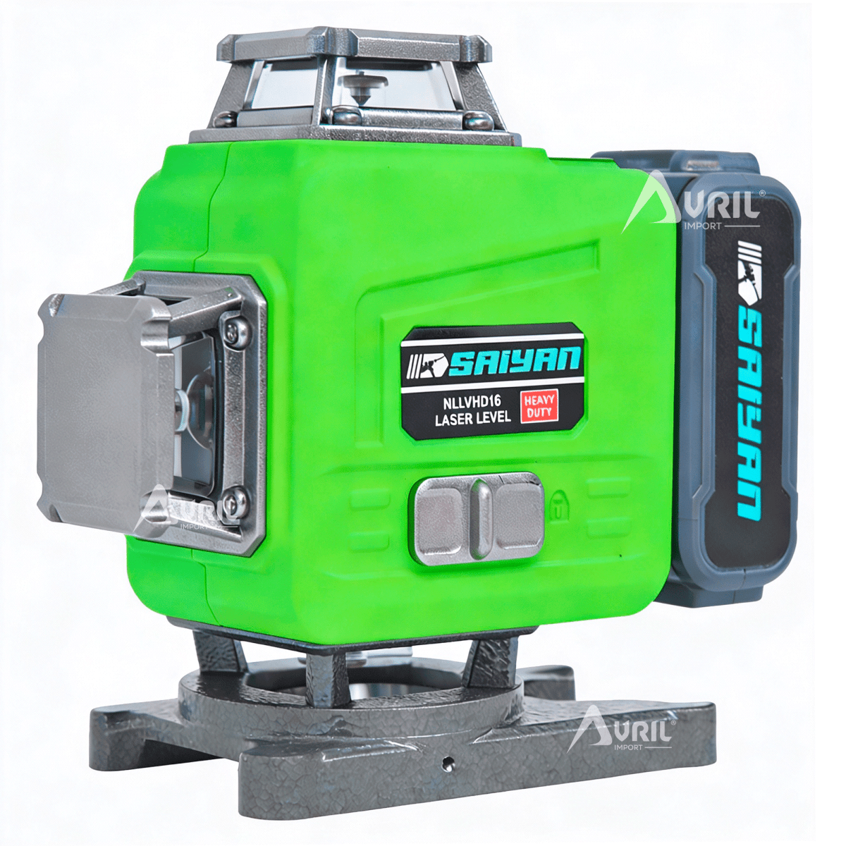 Nivel laser 16 lineas verdes autonivelante con base giratoria saiyan / nllvhd16 0