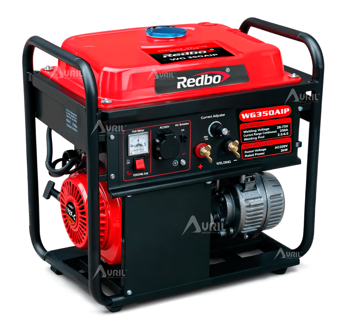MOTOSOLDADORA  250AH REDBO 19HP 0