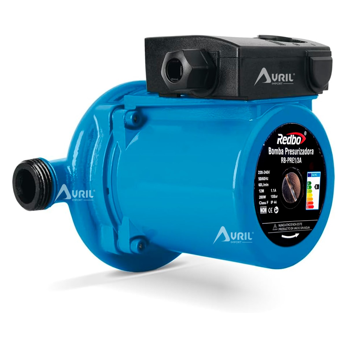 BOMBA DE AGUA PRESURIZADORA REDBO 4 PUNTOS 200W RB-PRE1/3A2