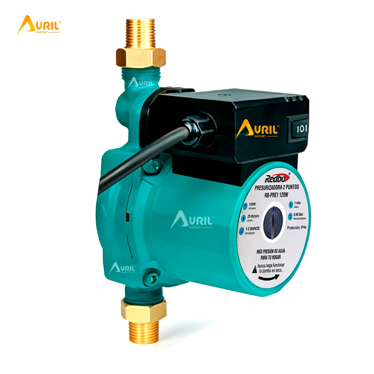 BOMBA DE AGUA PRESURIZADORA REDBO RB-PRE1/6N2