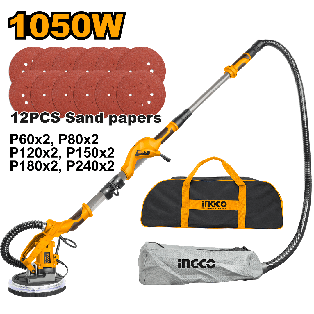 LIJADORA DE PARED / DRYWALL 1050W 600-2300 rpm DWS105011