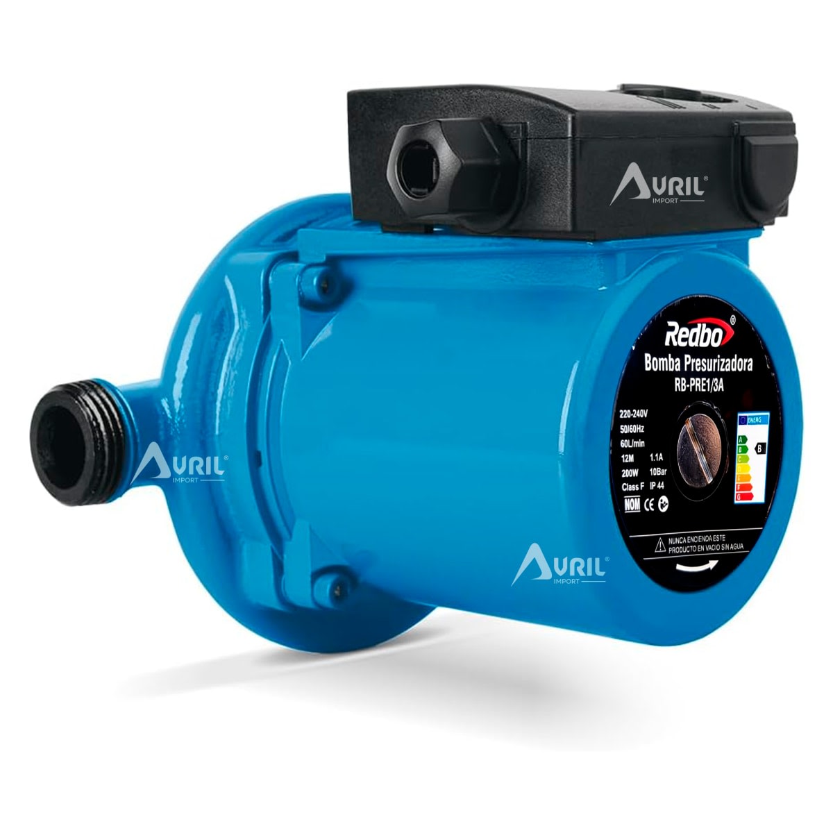 BOMBA DE AGUA PRESURIZADORA REDBO 4 PUNTOS 200W RB-PRE1/3A2