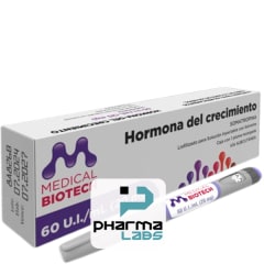 Hormona de Crecimiento Medical Biotech 60UI/20MG.