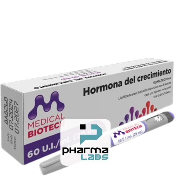 Hormona de Crecimiento Medical Biotech 60UI/20MG.2