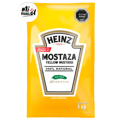 Bolsa Mostaza Heinz 1kg