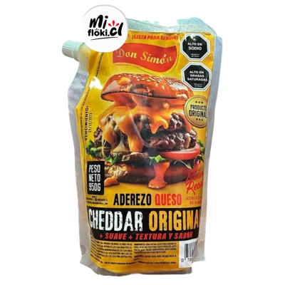 Salsa Queso Cheddar Don Simon C/Tapa1