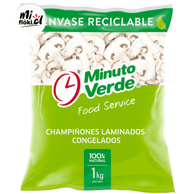 Champiñon Laminado Min Verde 1kg