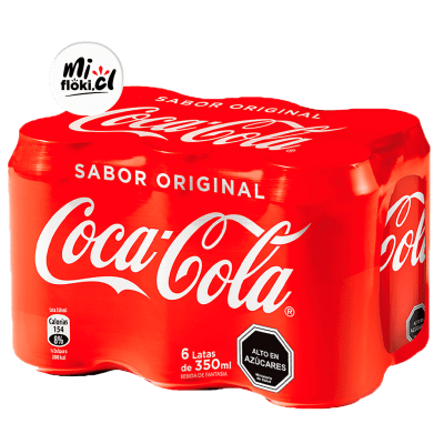 Six Pack Coca Cola 6x350ml