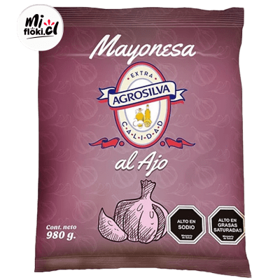 Mayonesa Ajo Agrosilva 980g