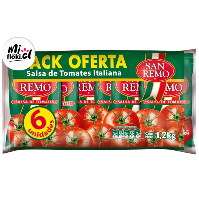 Pack Salsa de tomate San Remo1